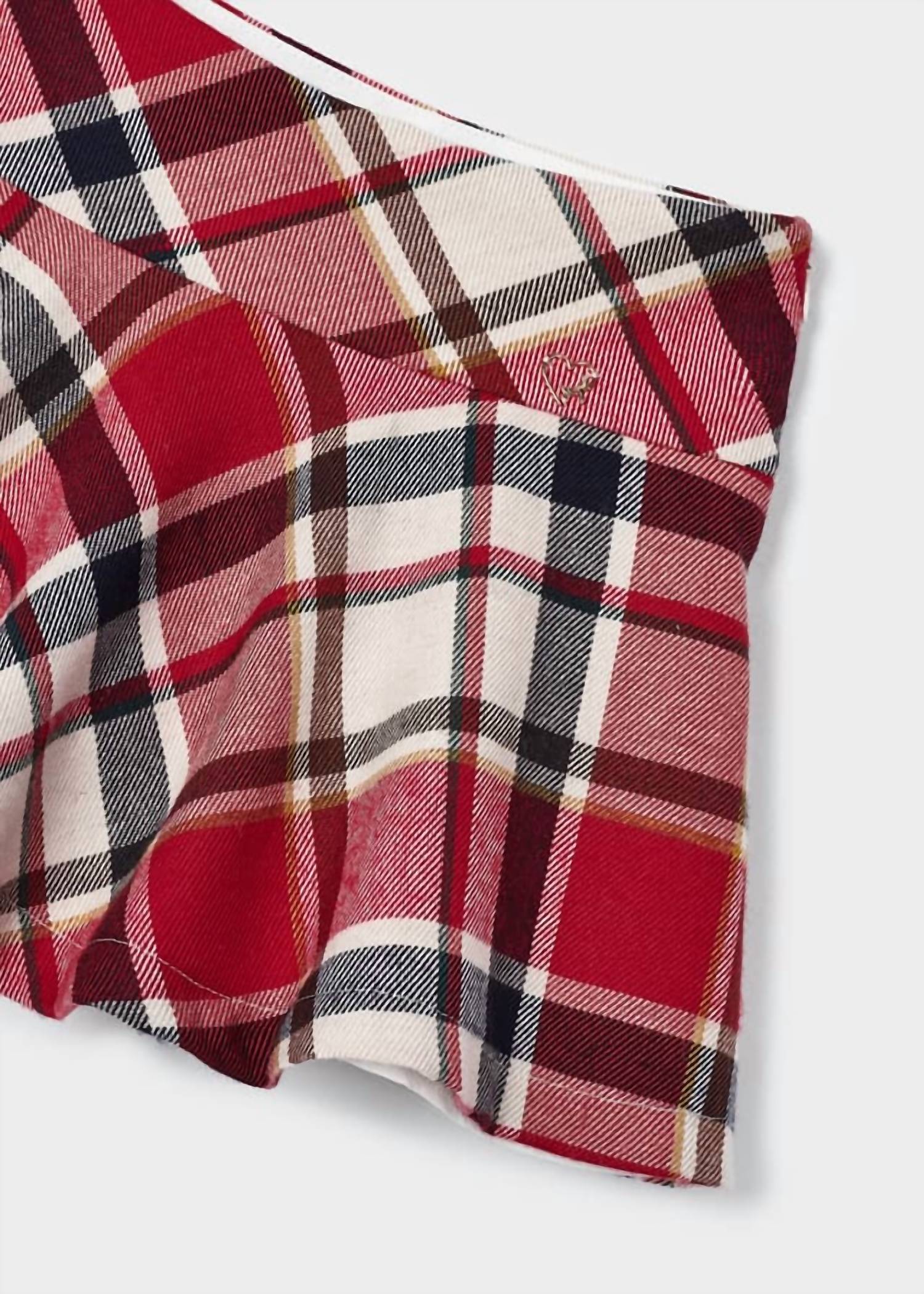 Mayoral - Mini Check Skirt