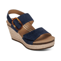 Aetrex - Women's Ashley Arch Support Wedged Sandal
