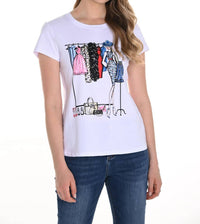 Frank Lyman - Wyllow Embellished Fashionista Tee