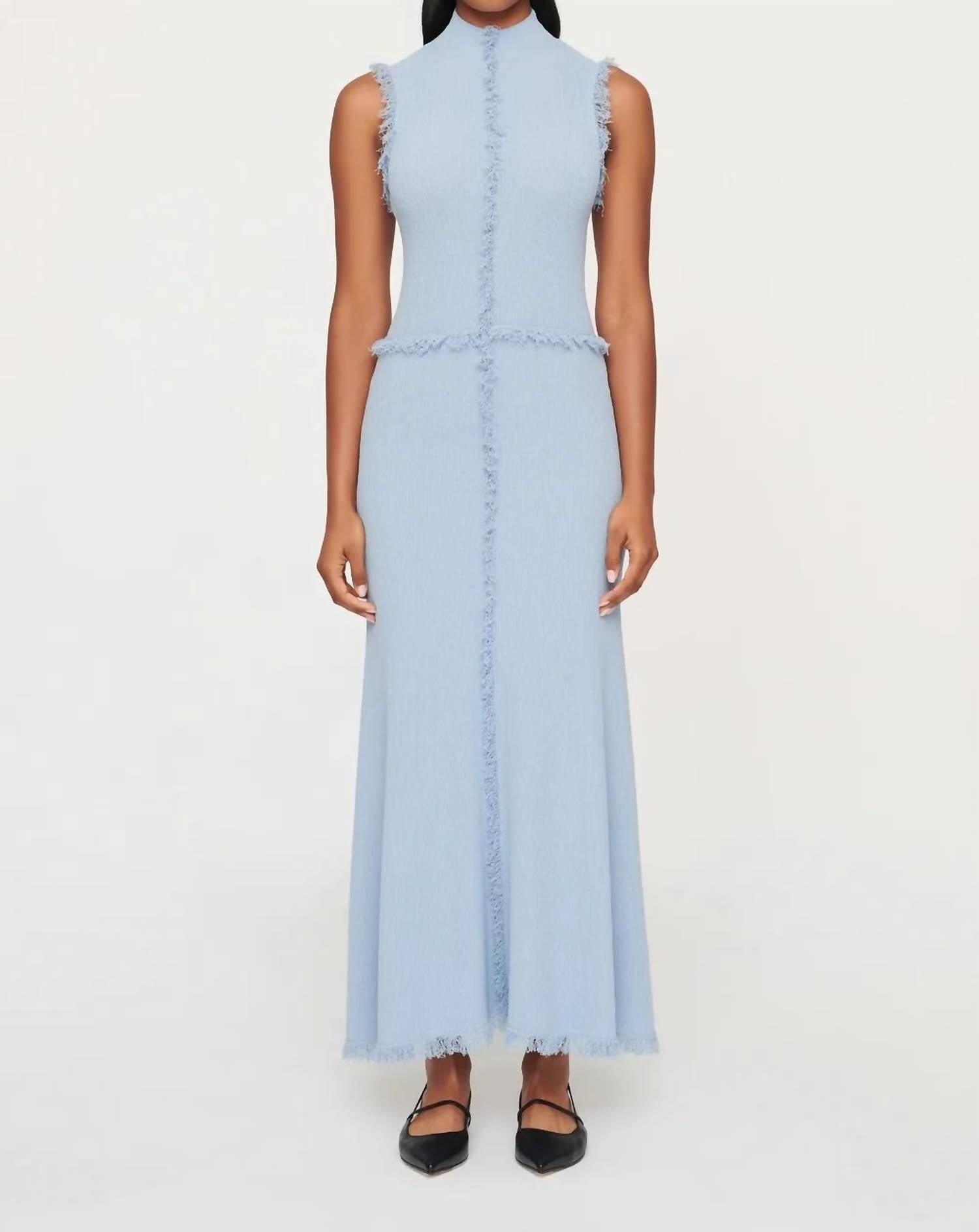 Clea - Avalon Fringe Knit Dress