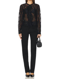 Steve Madden - Piper Lace Ruffle Blouse