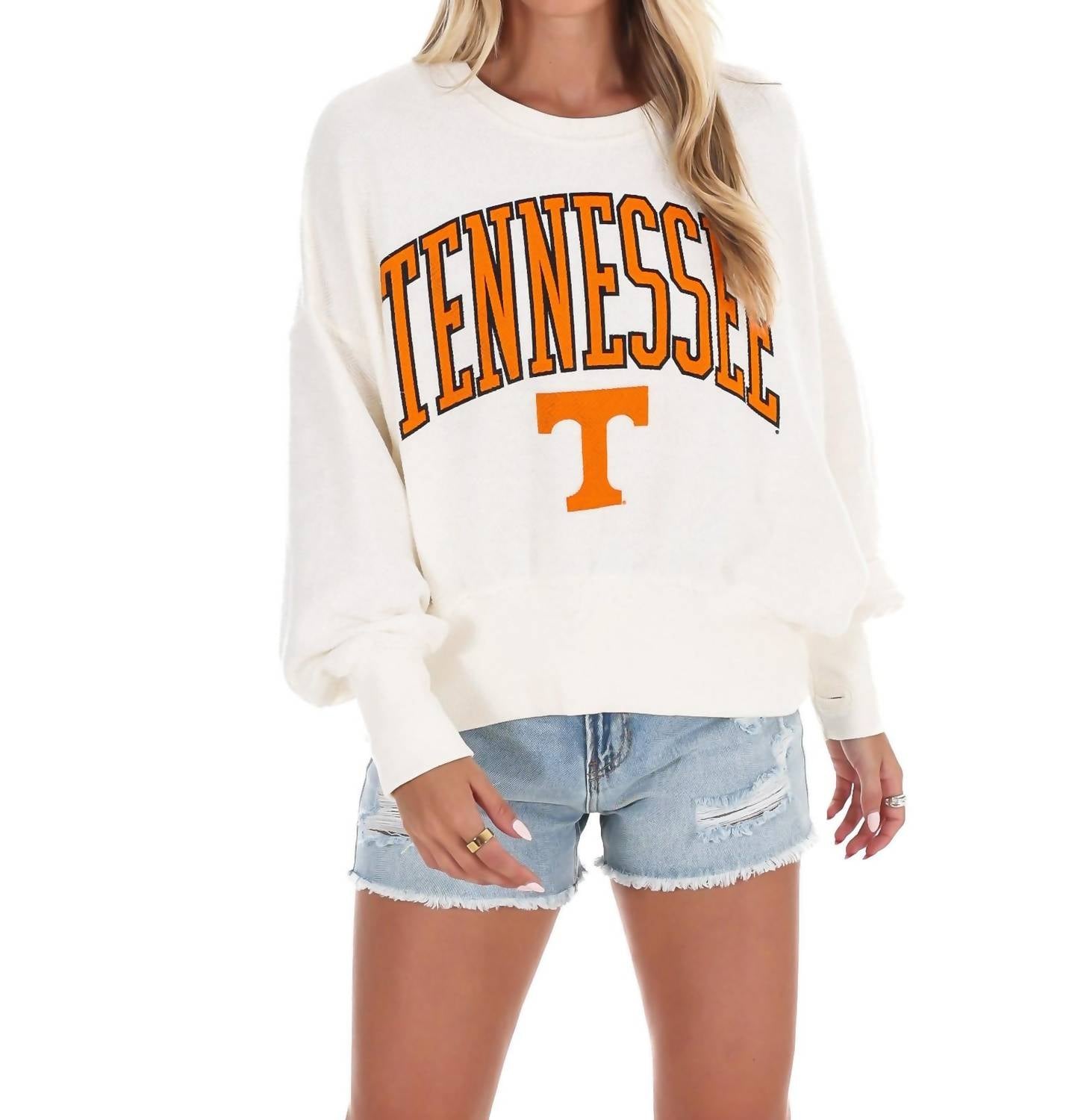 Pressbox - Tennessee Herringbone Fleece Sweatshirt