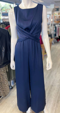 Kld. Signature - Women's Sleeveless Satin Jumpsuit
