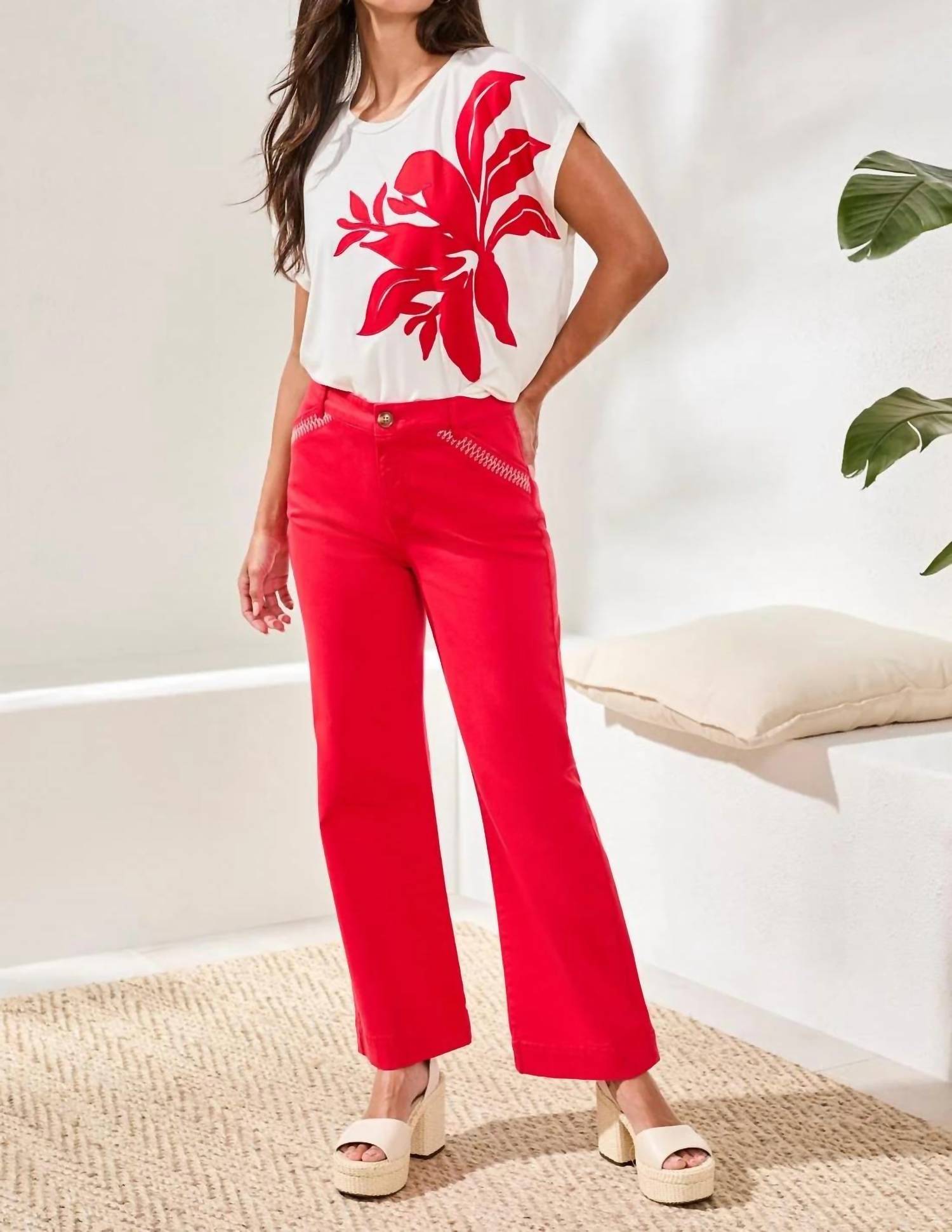 Tribal - Women's Fly Frt Ankle Pant