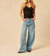 John + Jenn - Otis Crochet Scoop Neck Tank Top