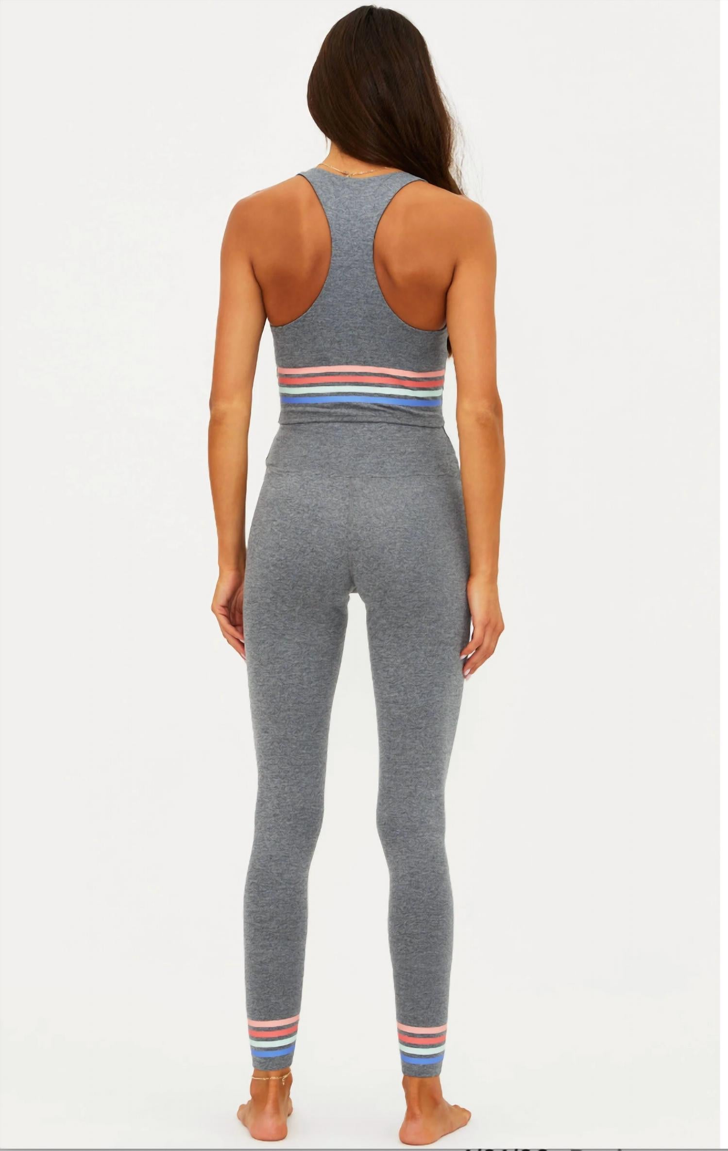 Beach Riot Piper Legging in horizon heather gray - women's pants - view 4