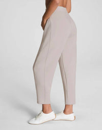 Spanx Air Essential Barrel Leg Pants in french grey - women's pants - detail view