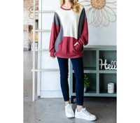 7Th Ray - Color Block Sweatshirt
