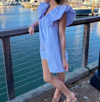 Day + Moon - Puff Sleeve Baby Doll Mini Dress
