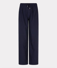 Esqualo - Tirza Drawstring Pinstripe Trousers