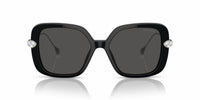 Swarovski - Women's Round Metallic Frame Sunglasses