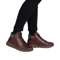 RIEKER Women's Casual Shoes in red - women's shoe - detail view