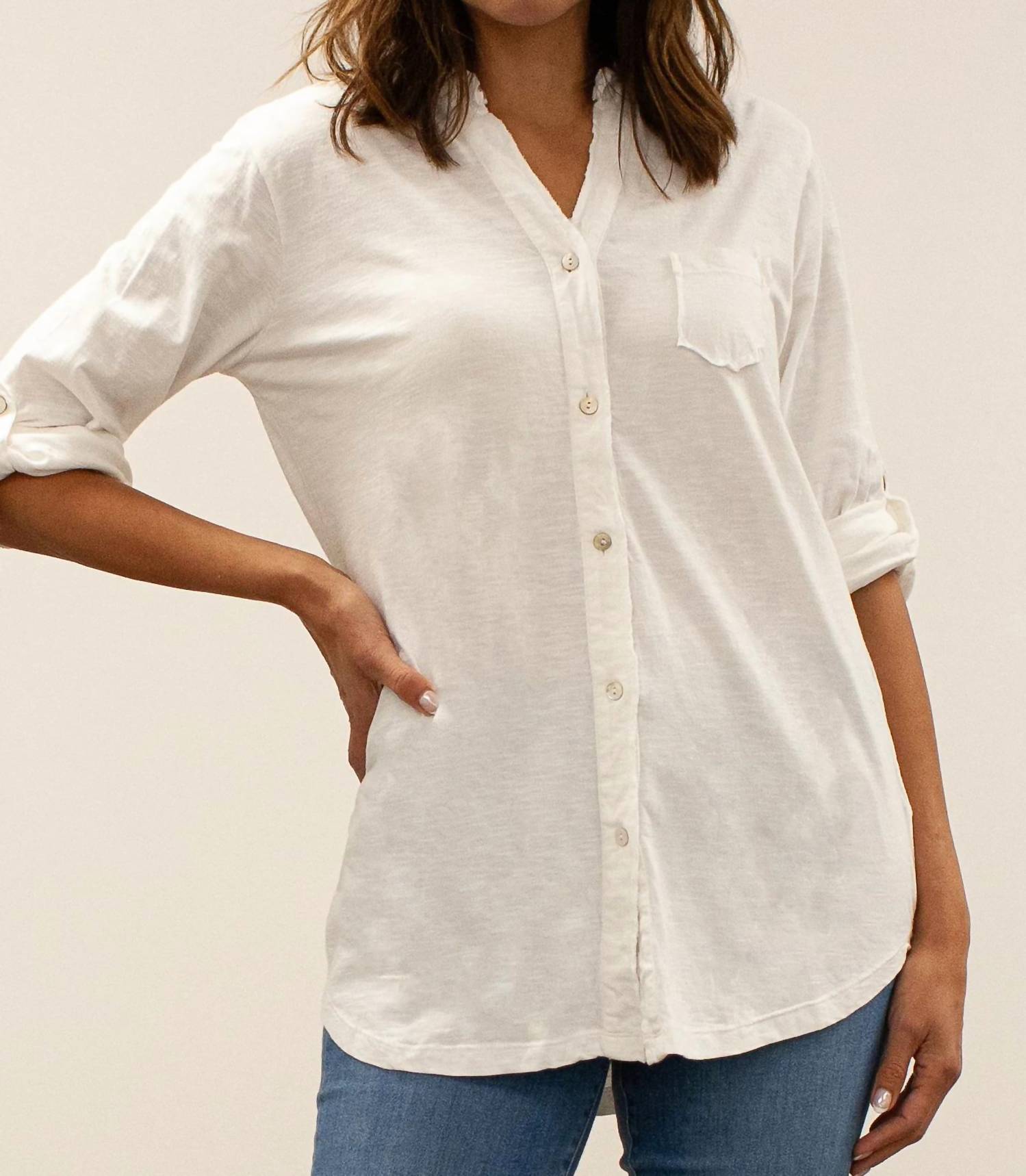 Caite - Amara Embroidered Shirt