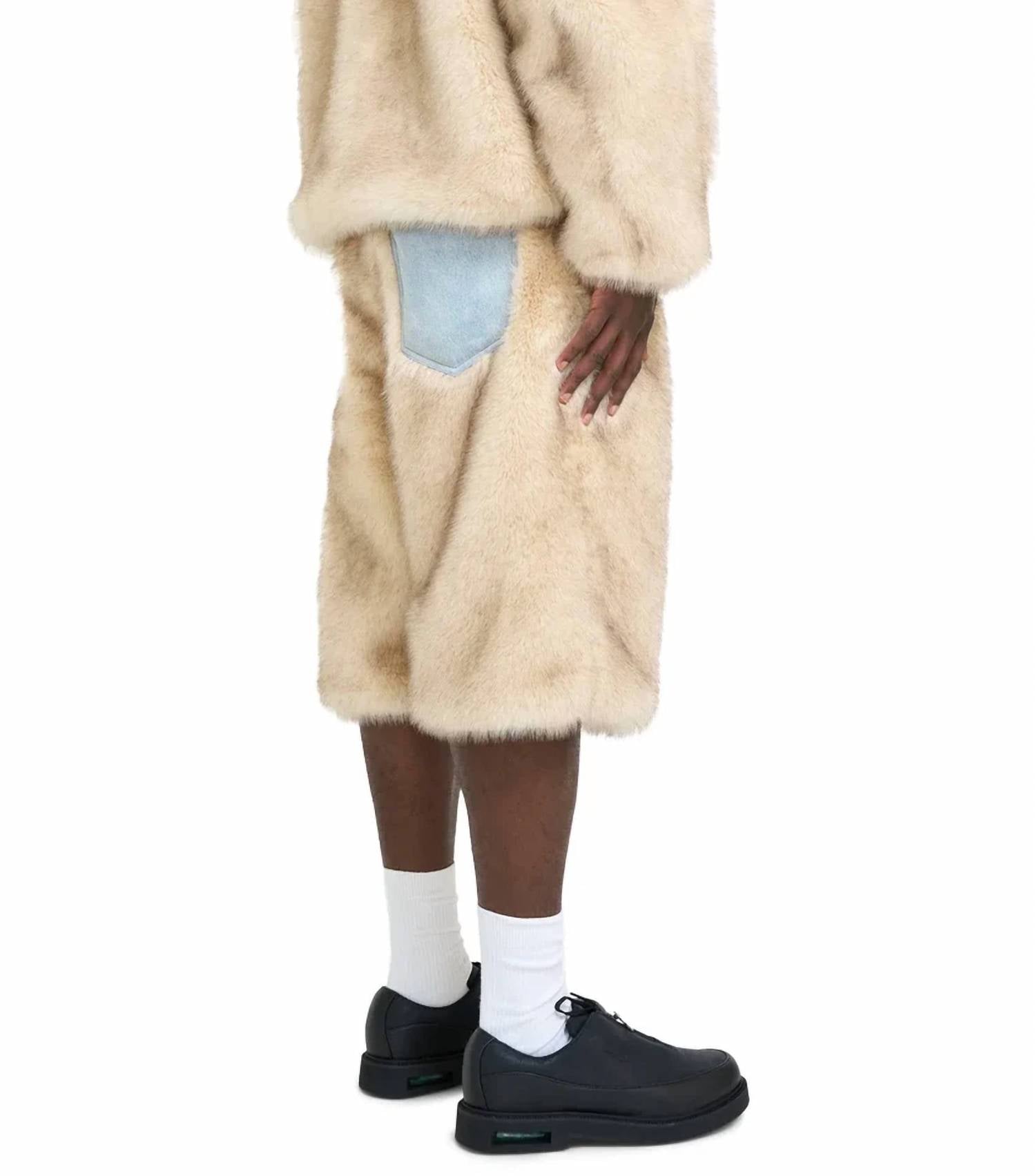 Kidsuper - Fur Denim Shorts