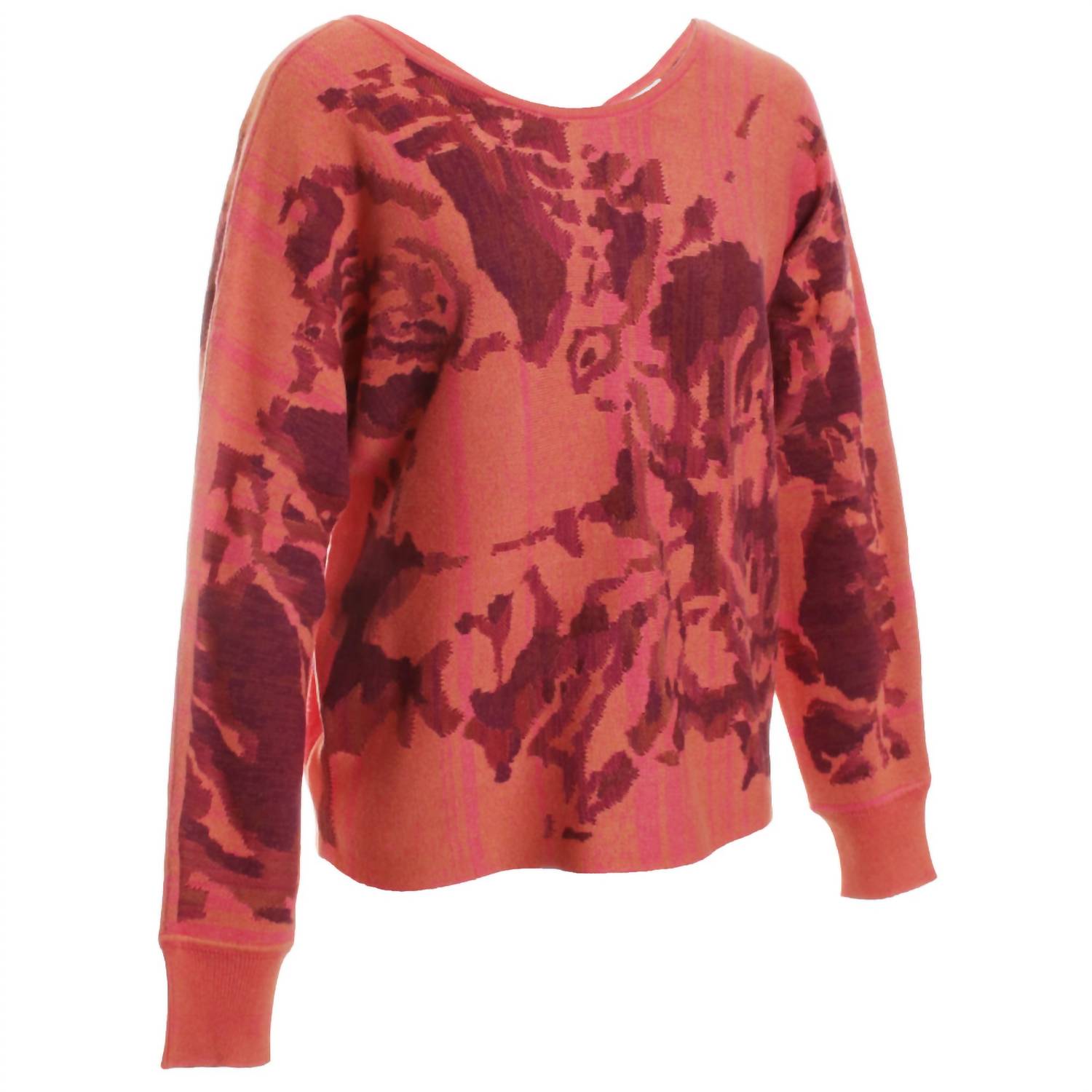 Tribal - Women's Wear 2 Ways Jacquard Sweater