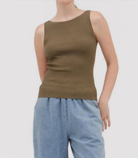 Nyland - Sigi Boat Neck Sleeveless Sweater Top