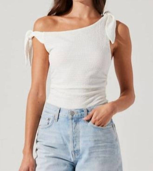 Astr - Lora Textured Off Shoulder Top