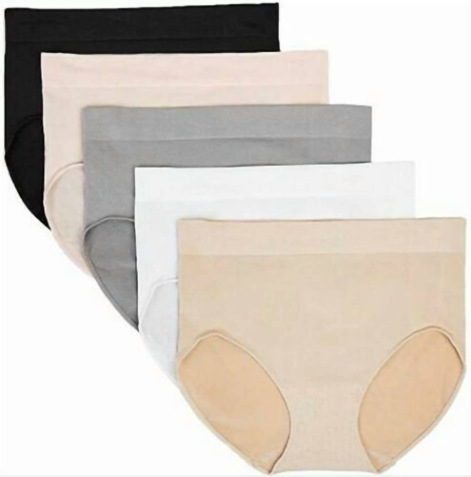 Carole Hochman - Women's Seamless Brief 5 Pack