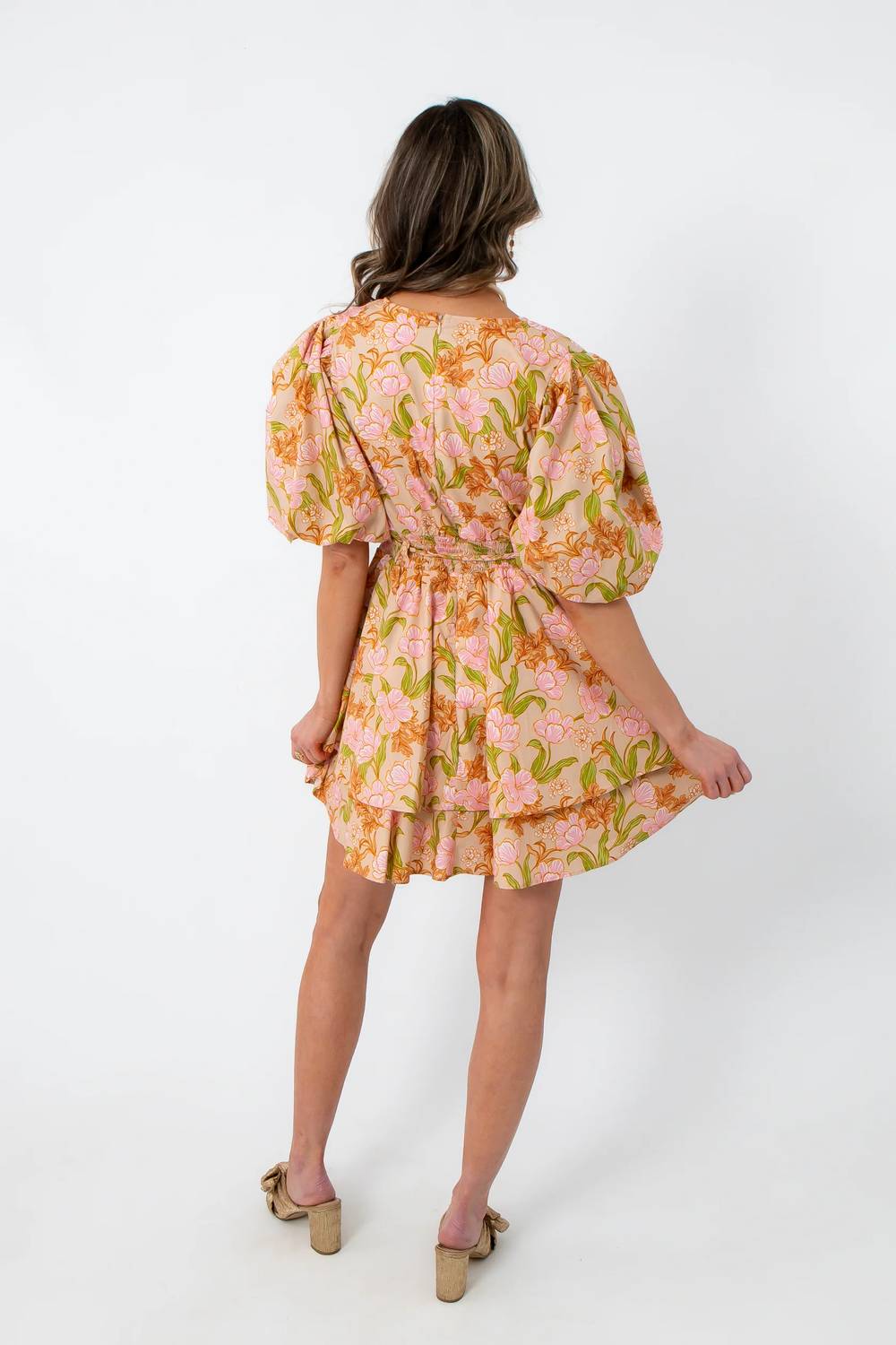 Strut & Bolt - Parisian Tulip Floral Mini Dress
