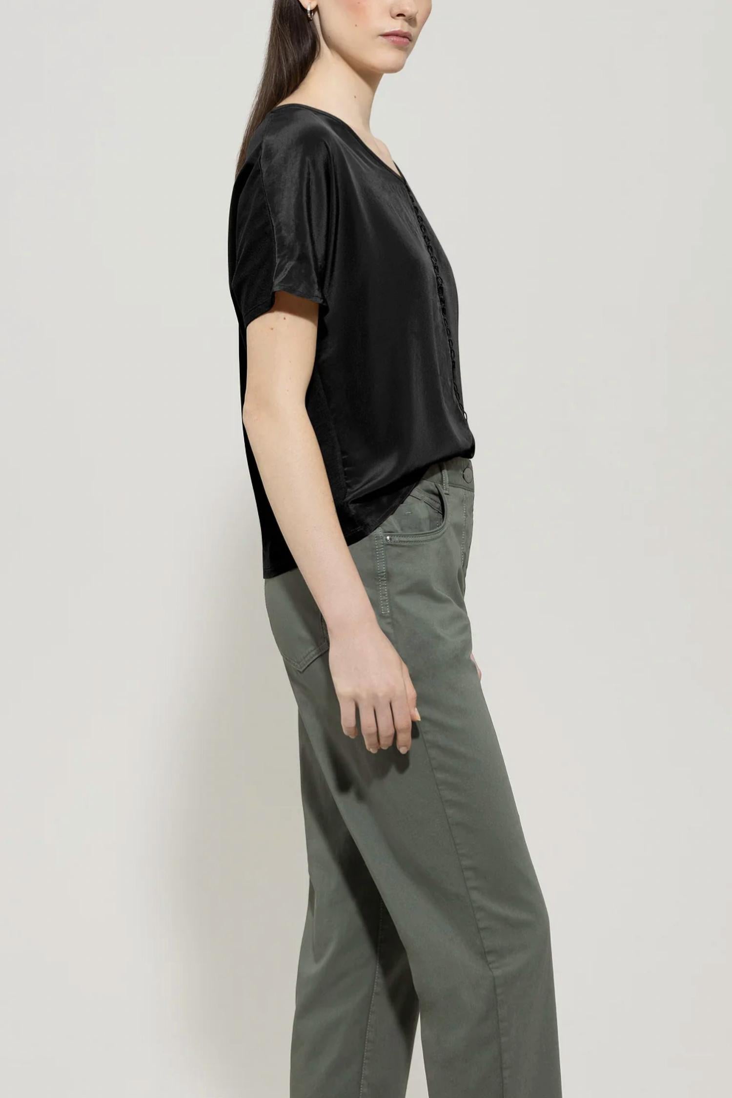 Luisa Cerano - Shimmer Techno Silk Top
