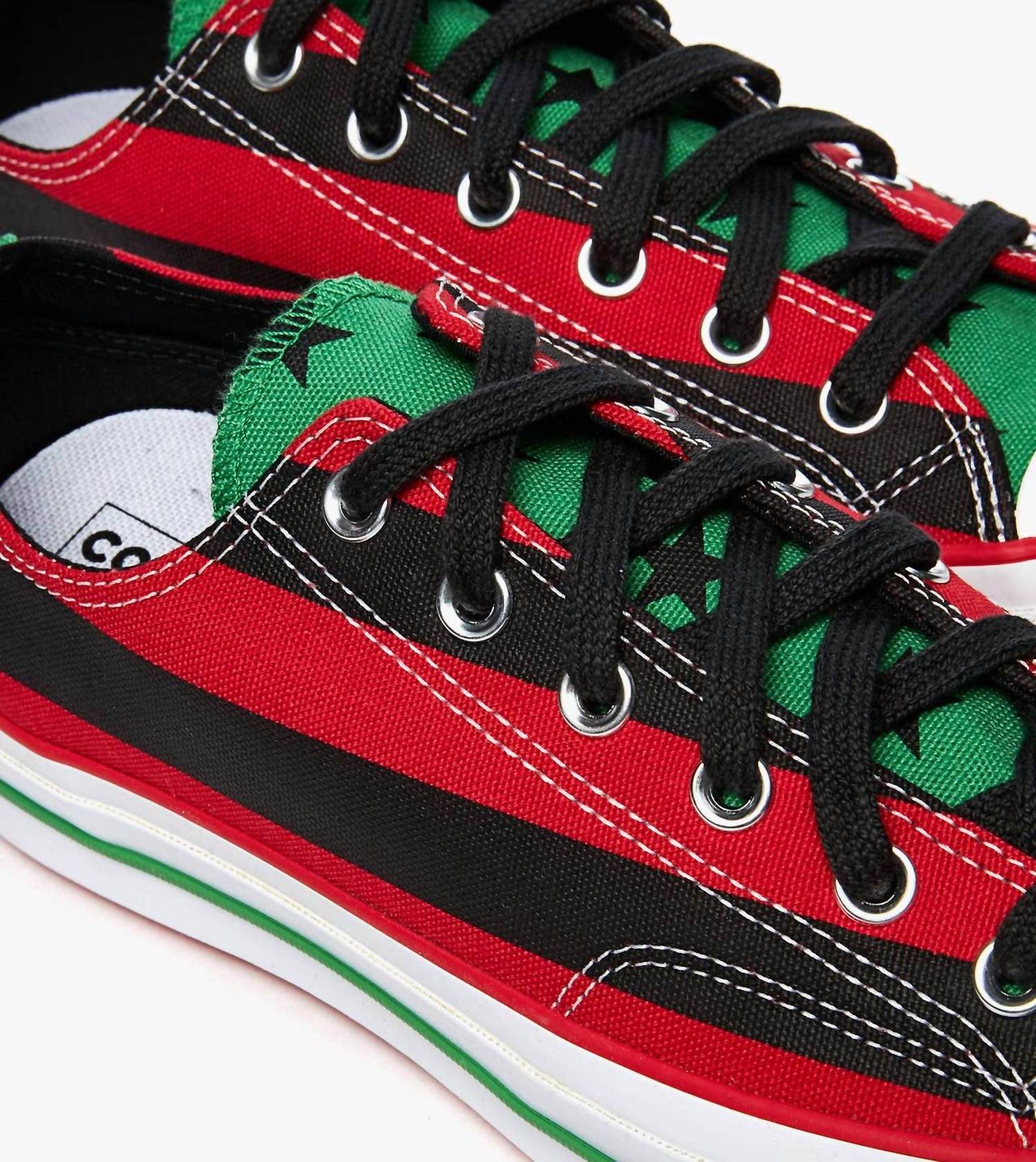 Converse - Women's Denim Tears Pan African Flag Chuck 70 Sneakers