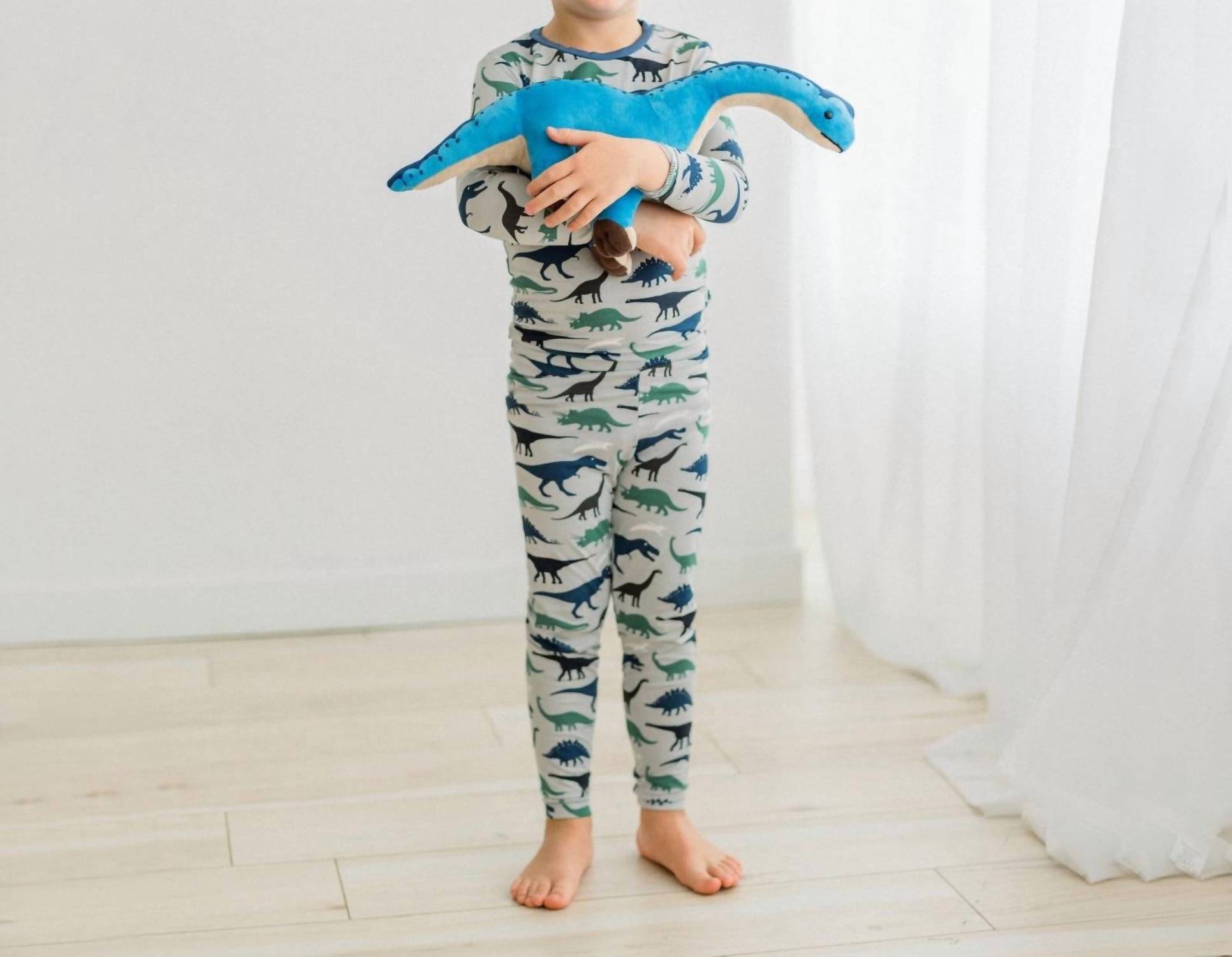 Kickee - Boys Long Sleeve Pajama Set