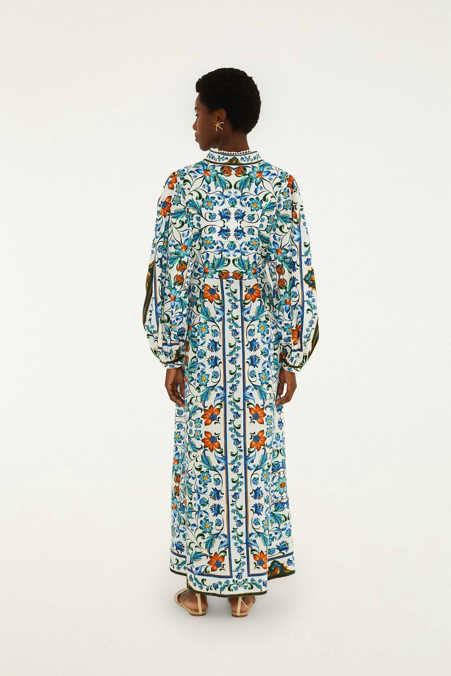 Farm Rio - Flora Tile Midi Dress