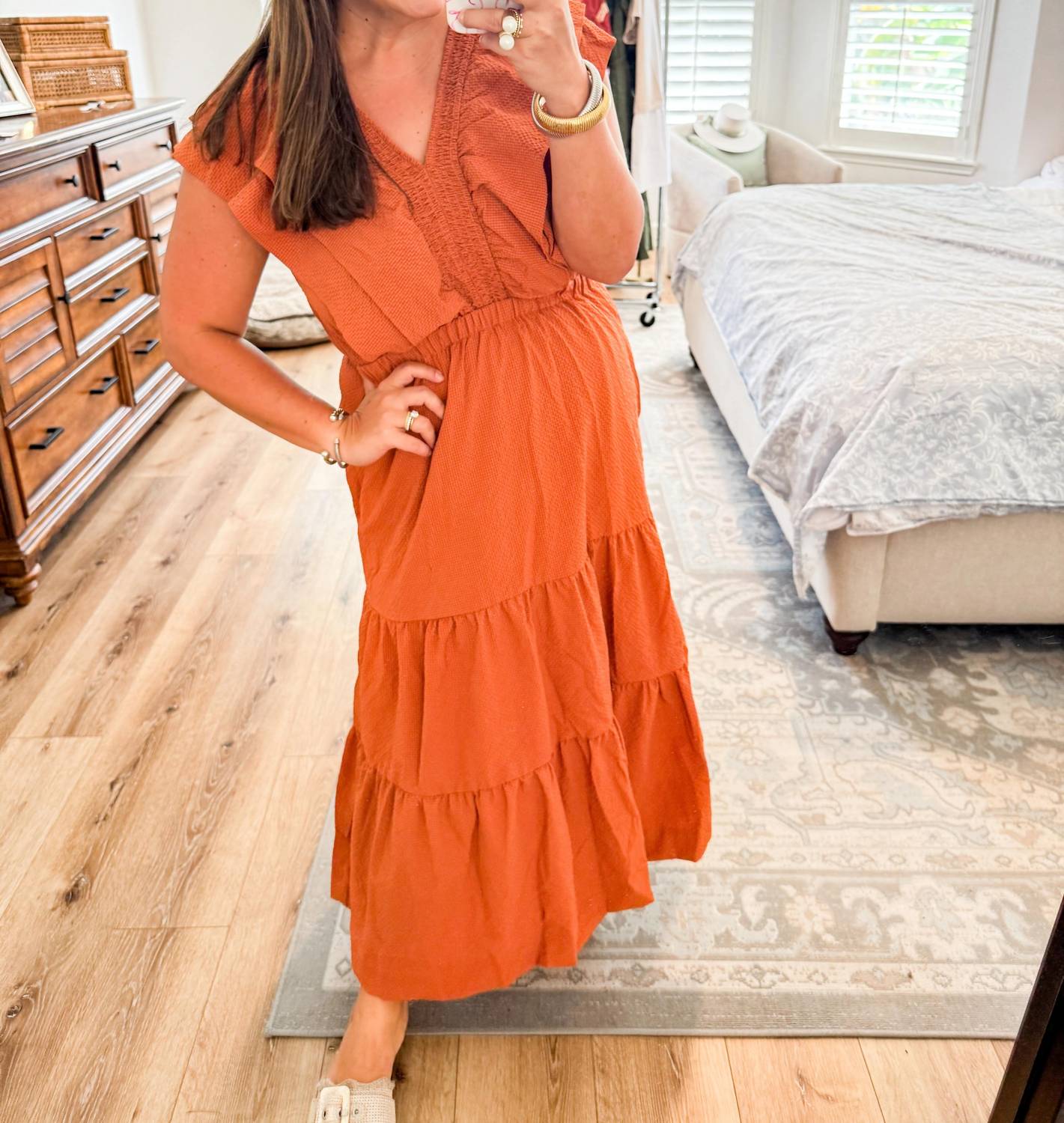 Thml - Ruffle Midi Dress