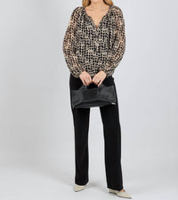 Rails Indi Babydoll Blouse in spotted shibori - women's blouse - view 4