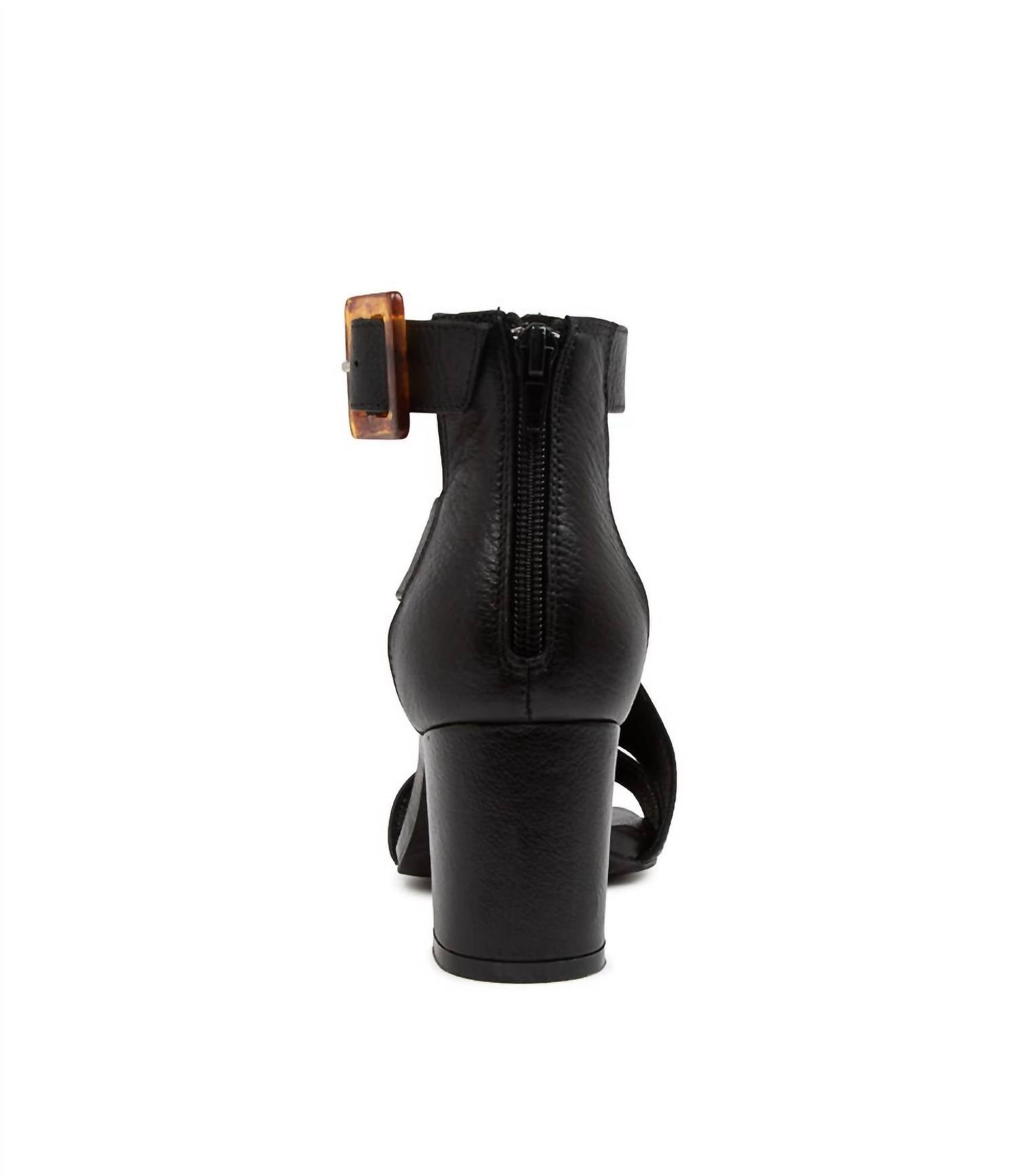 Django & Juliette - Women's Pera Leather Heeled Sandals