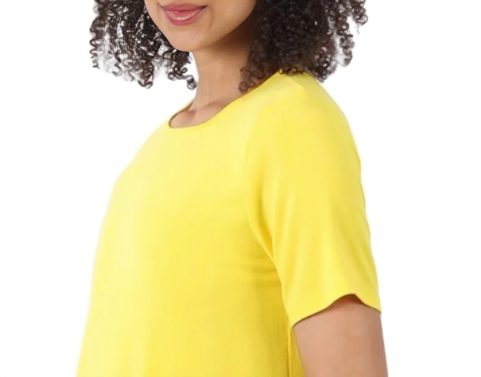 Zenana - Modal Round Neck Short Sleeve Top Plus