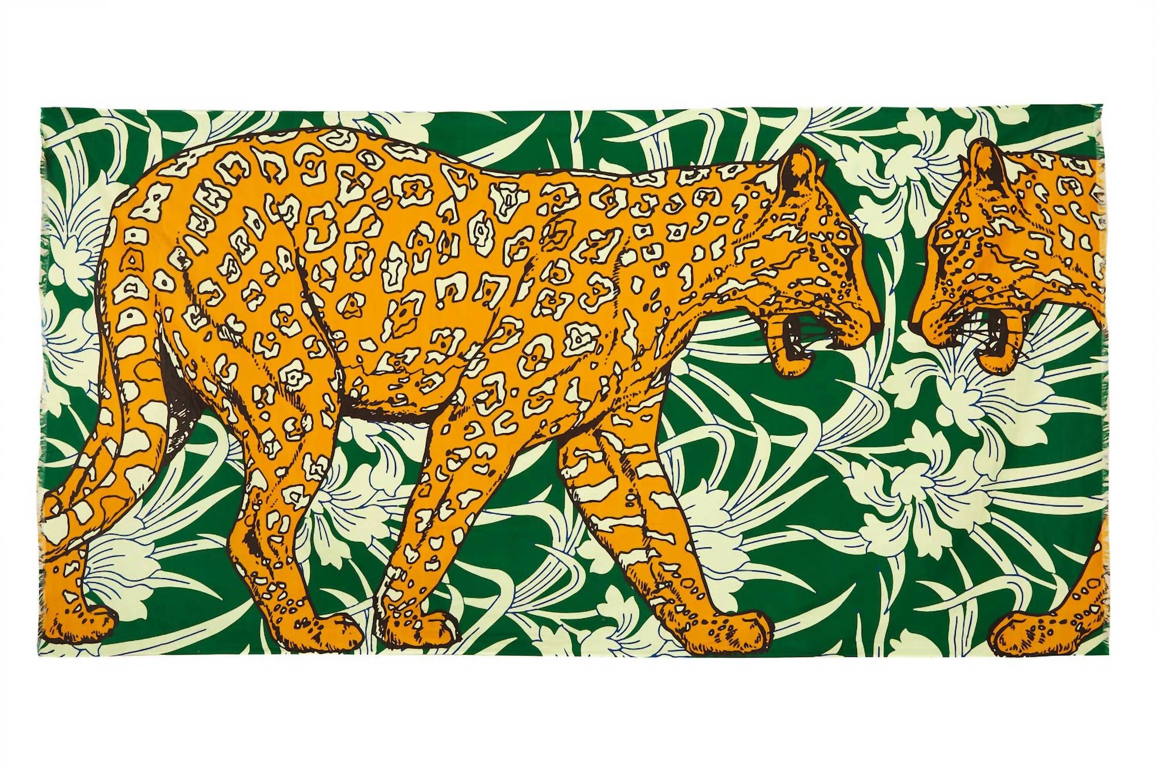 Thomas Paul - Women's Leopard Jungle Voile Shawl