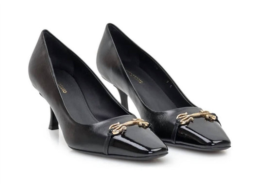 Salvatore Ferragamo - Women's Bria 60mm Patent Leather Cap-toe Pumps