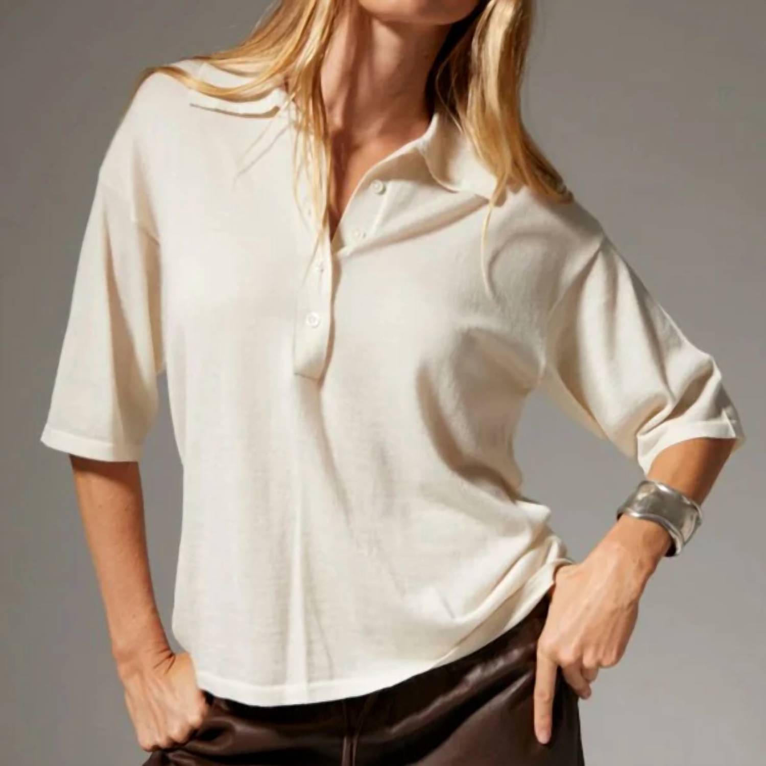 Sprwmn - Short Sleeve Oversized Polo