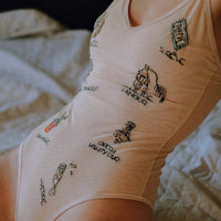 Love & Swans - Jewels Or France Decorations Bodysuit
