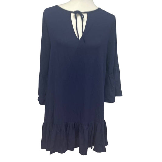 Draper James - Women's Long Bell Sleeve Front Tie Swim Coverup Dress