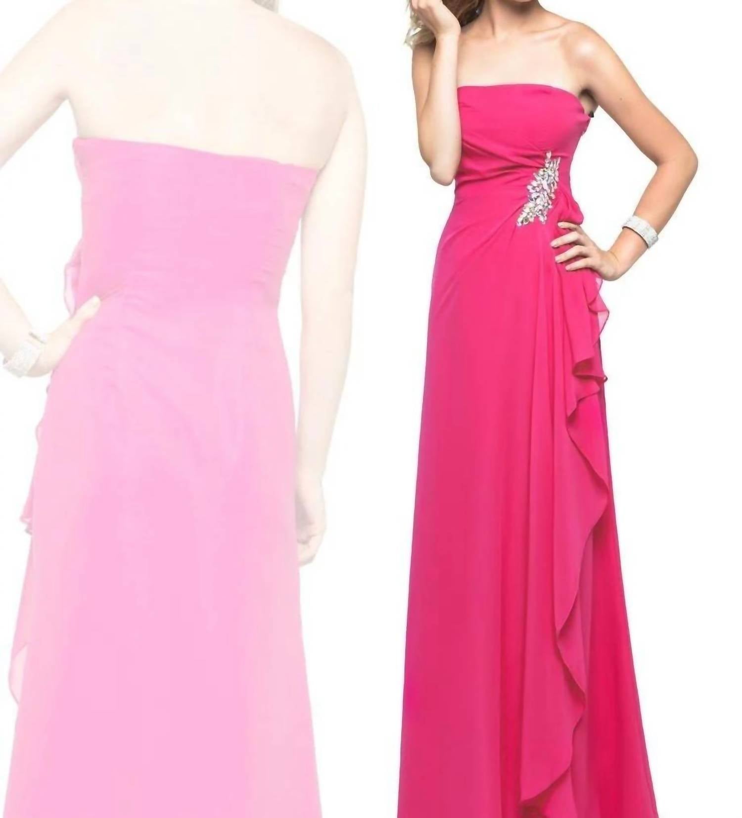 Last Dress - Strapless Chiffon Prom Dress