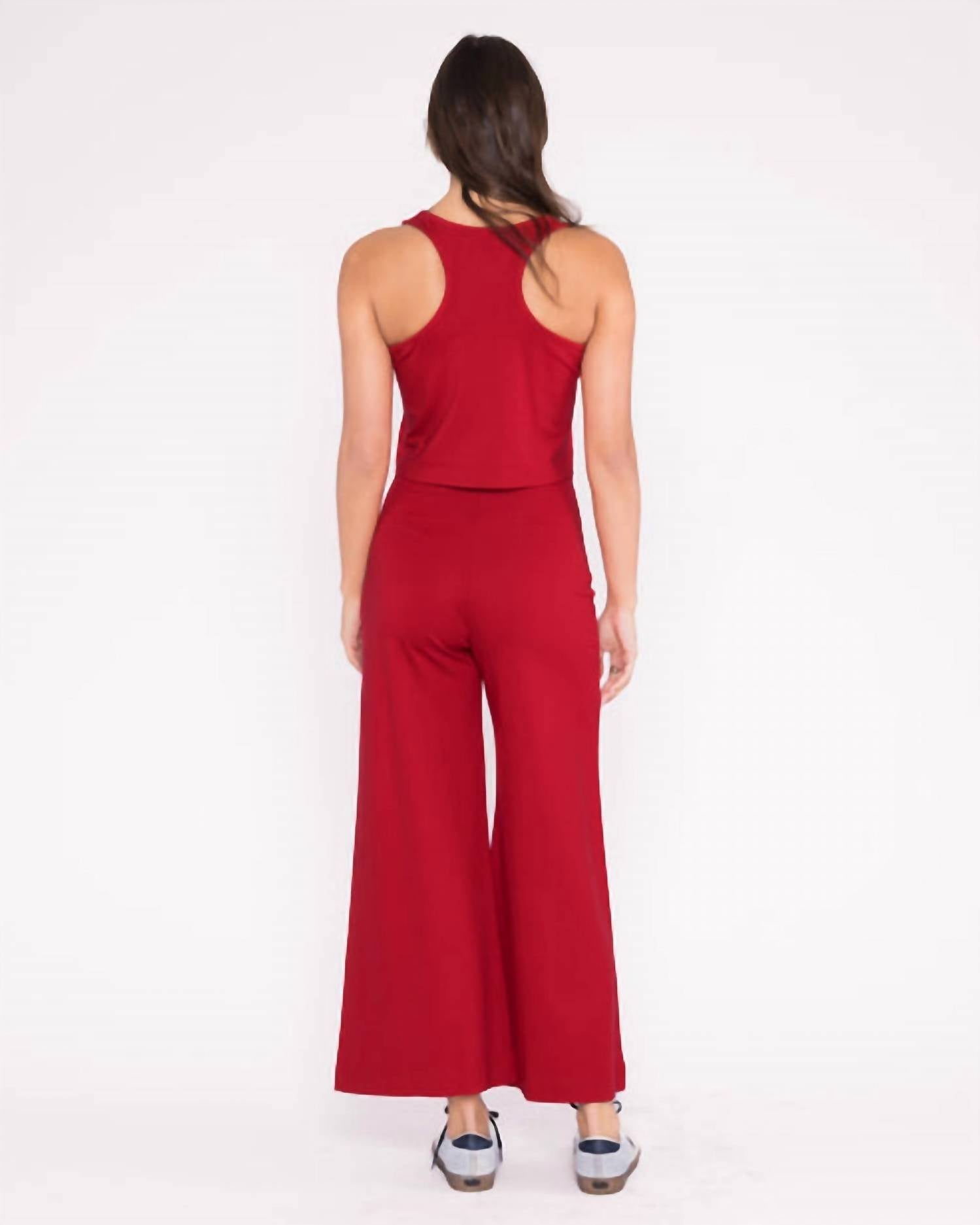 Ripley Rader - Ponte Knit Wide Leg Crop Pants