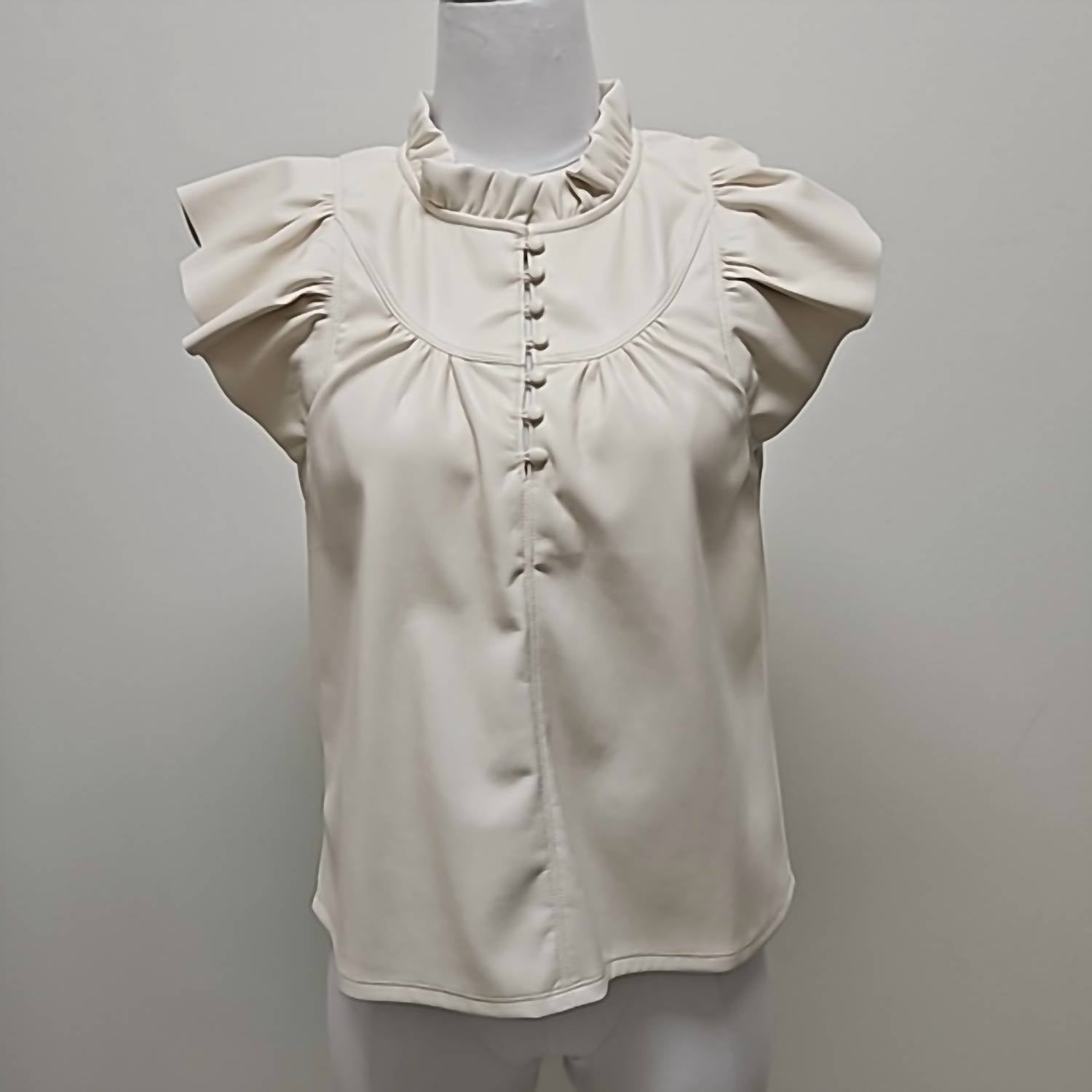 Melissa Nepton - Safir Faux Leather Top