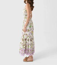 Misa Los Angeles Cintra Dress in secret garden - women's dress - detail view