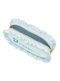 Stoney Clover Lane - Women's Travel Velvet Ruffle Small Pouch - Pre-sewn