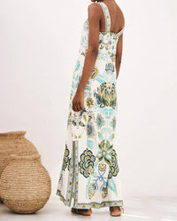 Nekane - Long Dress With Positional Printing