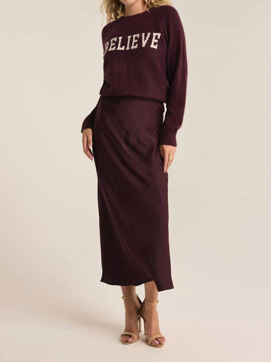 Z Supply - Europa Poly Sheen Skirt