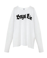 Boys Lie - Rocker Thermal Bfoyfriend Sweatshirt