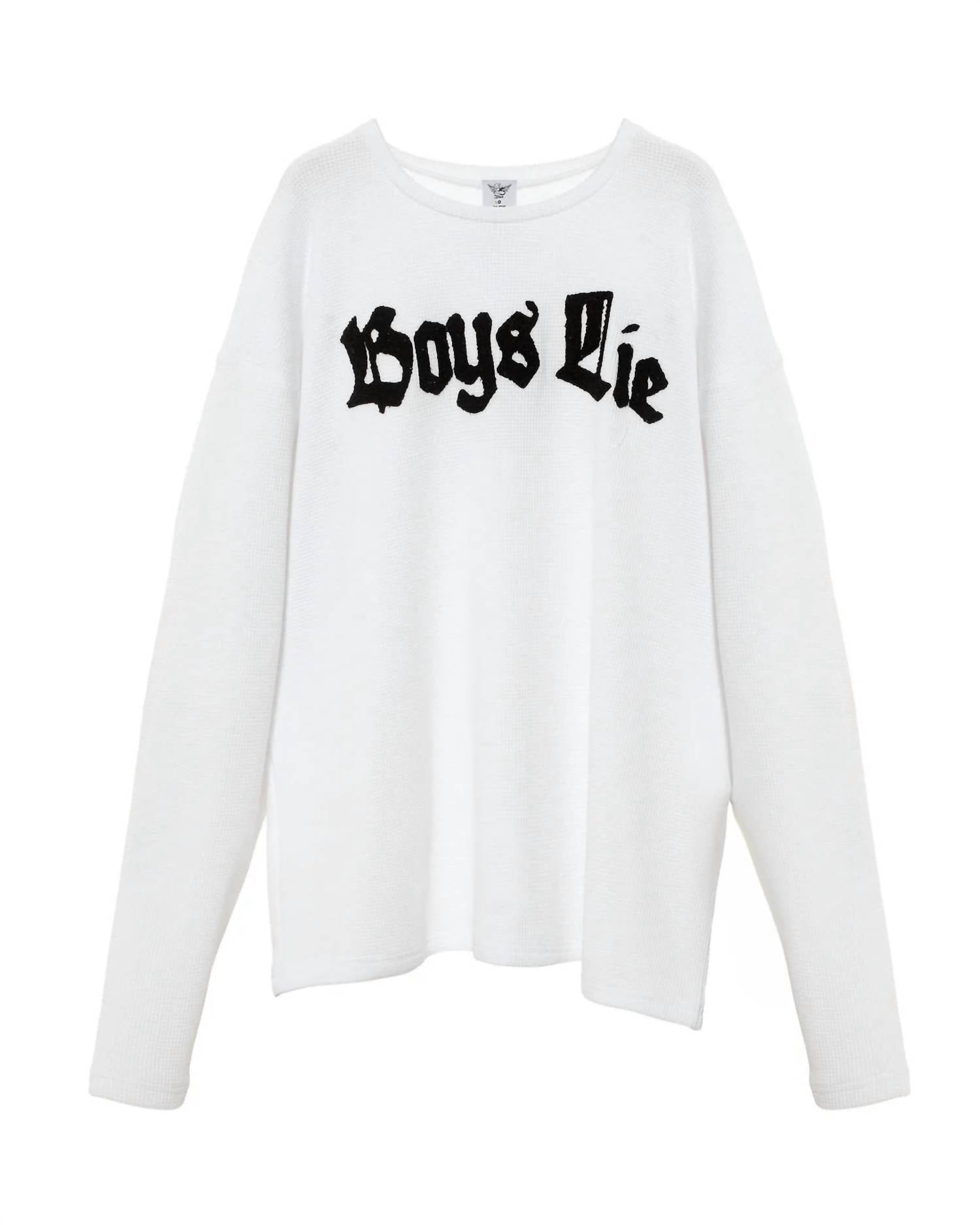 Boys Lie - Rocker Thermal Bfoyfriend Sweatshirt