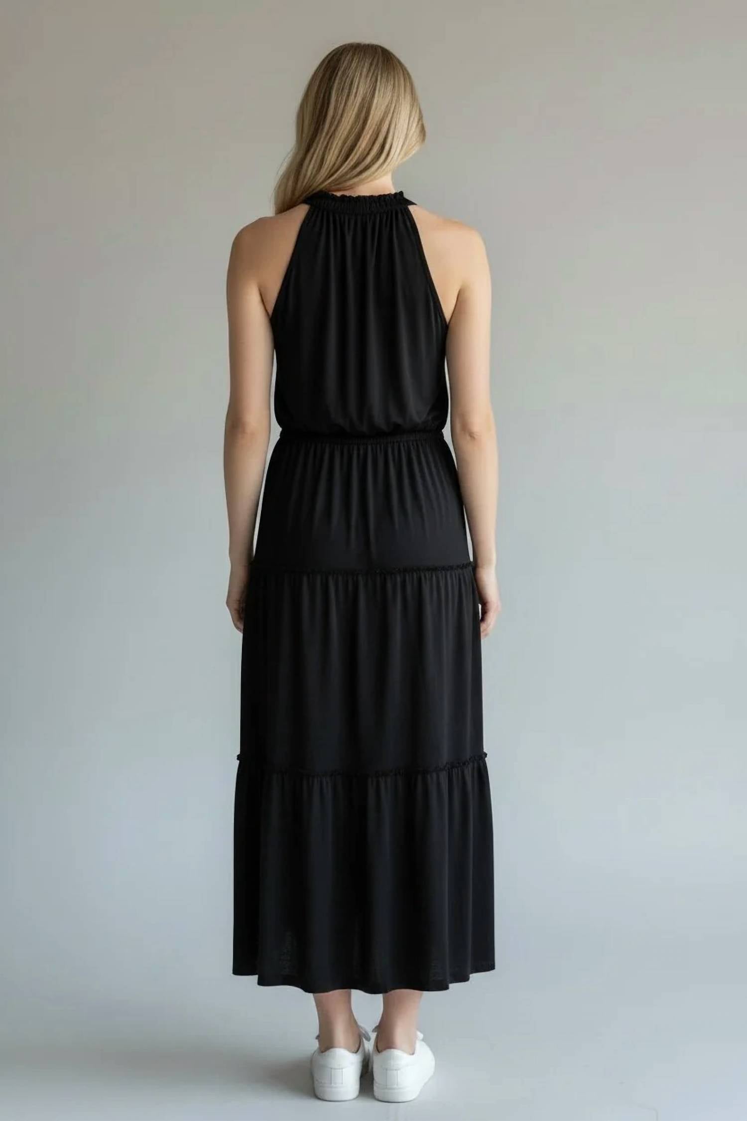 Dex - Soft Tiered Midi Dress