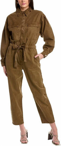 GOOD AMERICAN Good Cinched Jumpsuit in fog - women's pants