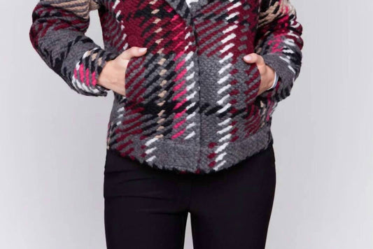 Charlie B - Wool Plaid Lined Jacket