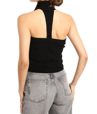 Minnie Rose - Strapless Top With Floral Appliqué