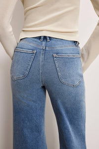 Good American - Good Waist Palazzo Compression Jeans